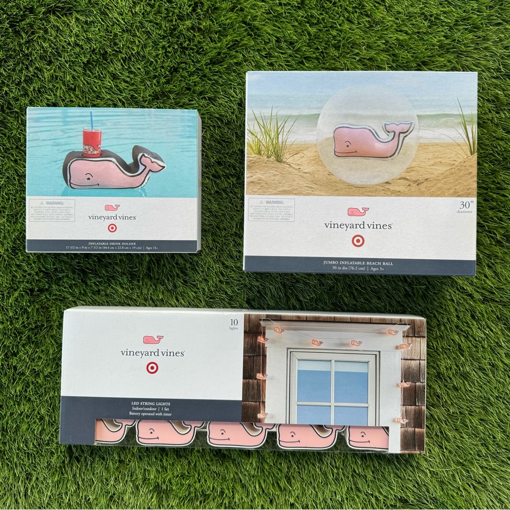 NWT Vineyard Vines Bundle Home & Beach Lights & Floats